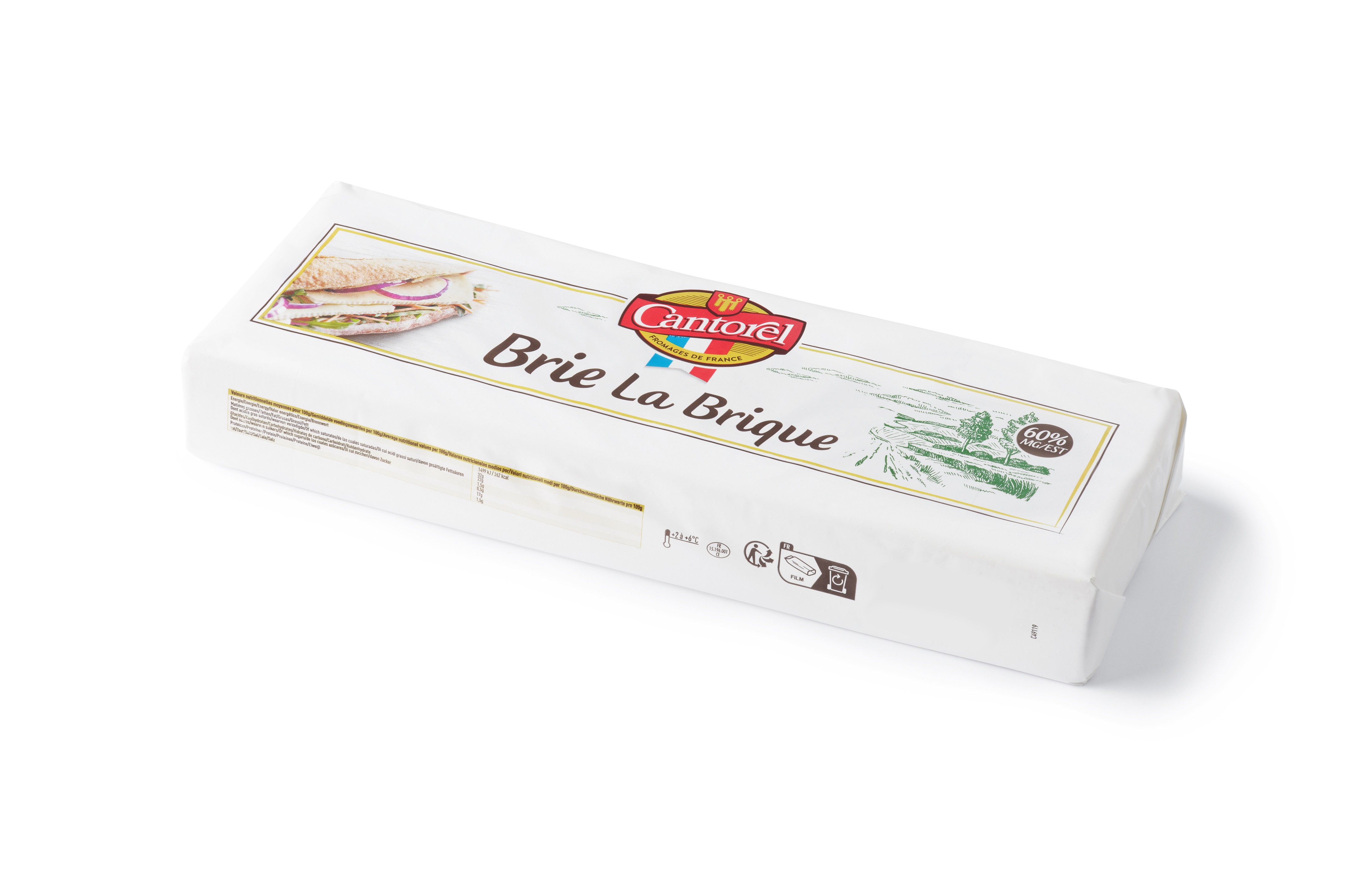 Queso Brie La Brique 
